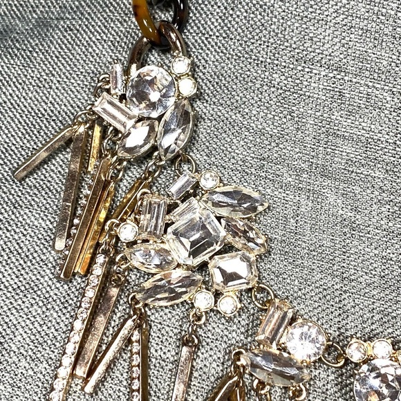 BaubleBar Necklace Rhinestones Bling Statement 17.5”+2” - Picture 7 of 16